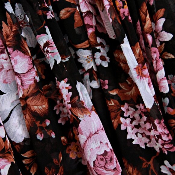 NWT O.P.T. by Anthropologie Floral Ruffle Tiered Blouse Cami Multicolors Women S - Picture 7 of 10